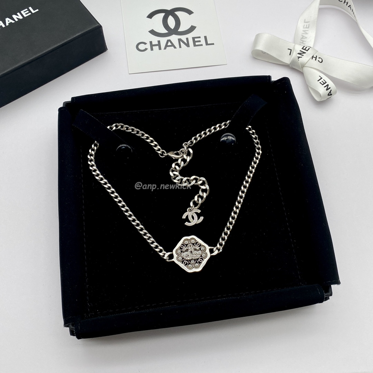 Chanel Cc Pearl Necklace (13) - www.newkick.vip